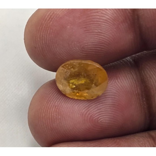 Bangkok Pukhraj Stone Original Yellow Sapphire For Jupiter Guru Certified Gemstone Bangkok Pukhraj Stone Original Yellow Sapphire For Jupiter Guru Certified Gemstone